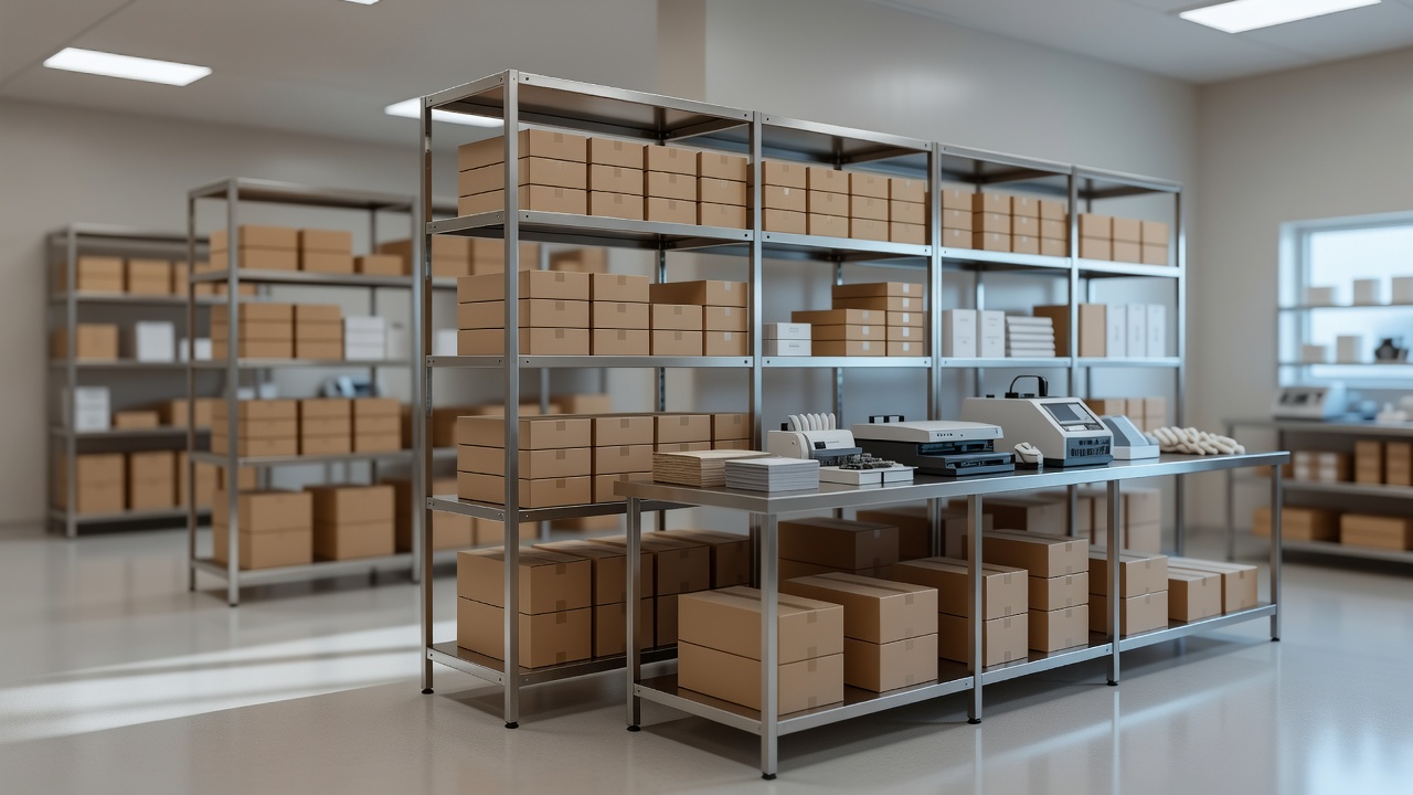 TFS storage and packaging room